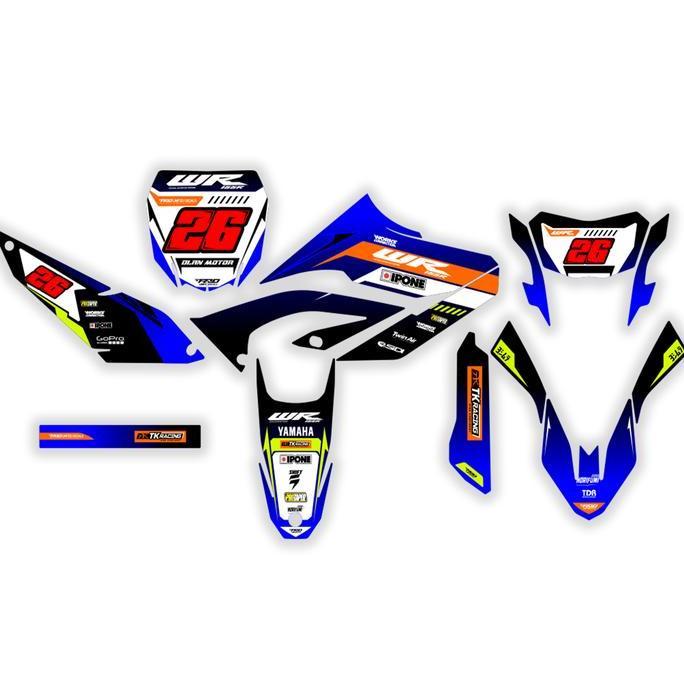 DECAL UNTUK MOTOR WR 155 MOTIF MONSTER ENERGY DESN BEBAS