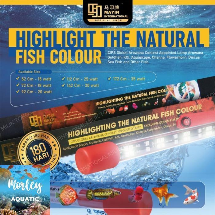 Lampu LED View MAYIN Aquarium ikan Arowana / Arwana - 92 cm