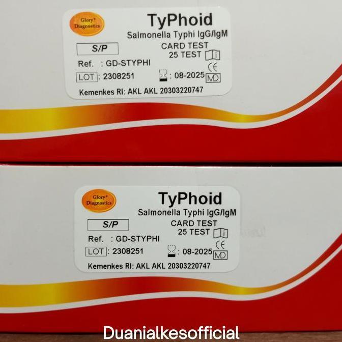 Typhoid Salmonella Typhi IGg/Igm | Tifoid Test Card/Cassette
