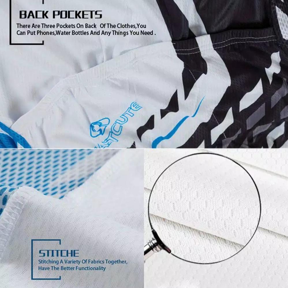 BEST DEALS Setelan Kaos Jersey Sepeda dan Celana Sepeda Set BMC MTB Roadbike Unisex