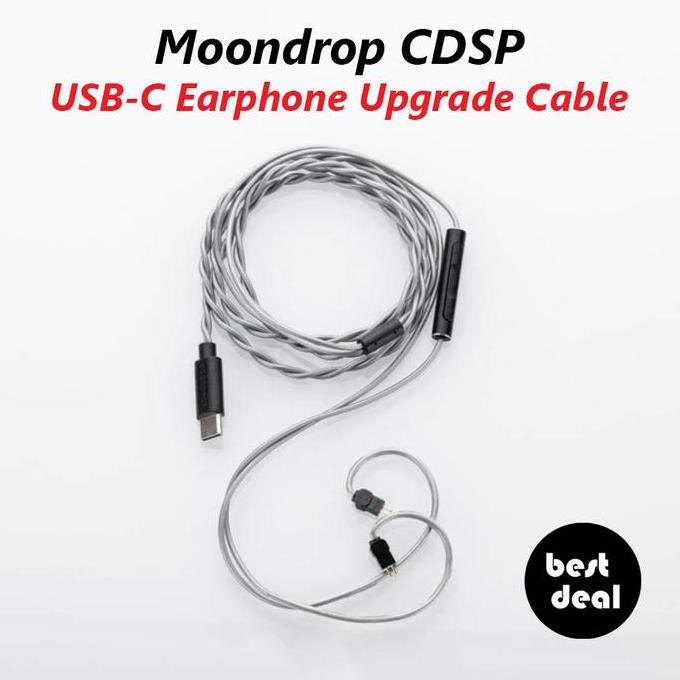 Moondrop CDSP USB-C DSP Earphone IEM 2pin Upgrade Cable with Mic
