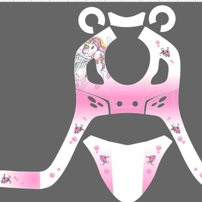 Decal Scoopy 2022 motif unicorn Full Body Dekal stiker motor sticker dekal scoopy
