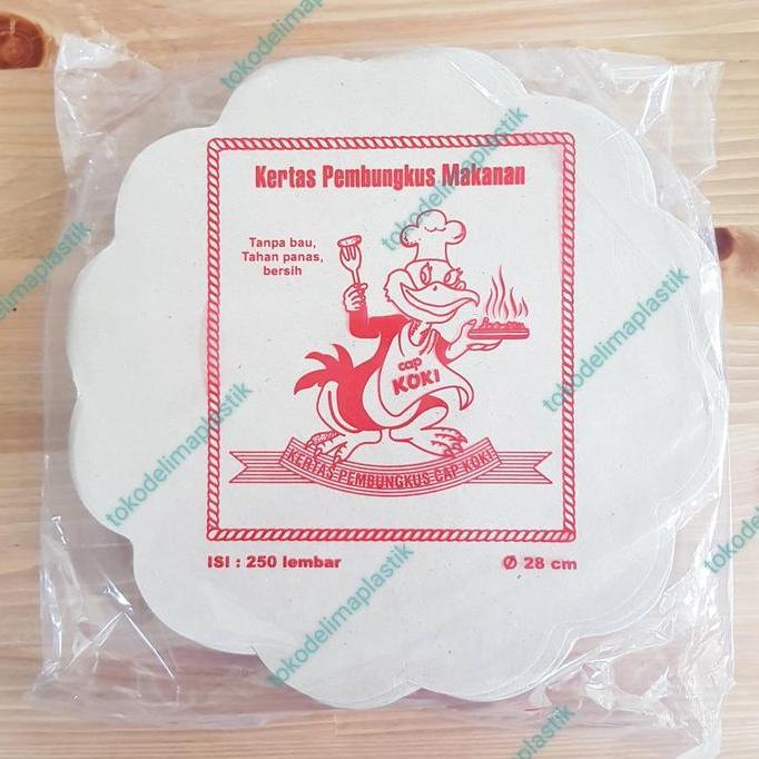 Kertas Nasi Bunga / Kertas Nasi Bulat - 25cm / 28cm