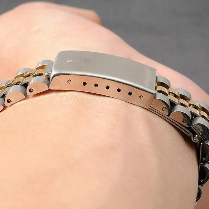 20mm Jubilee Strap End Curved Stainless Steel Tali Jam tangan