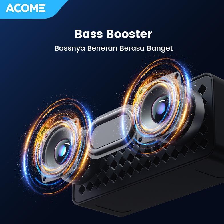 HOT SALE Speaker Bluetooth ACOME A16 SUPER BASS BOOSTER RECOMENDED Garansi Resmi 12 Bulan