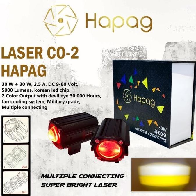 Lampu Tembak Laser CO-2 Multiple Connecting 30 Watt Merk Bullaes