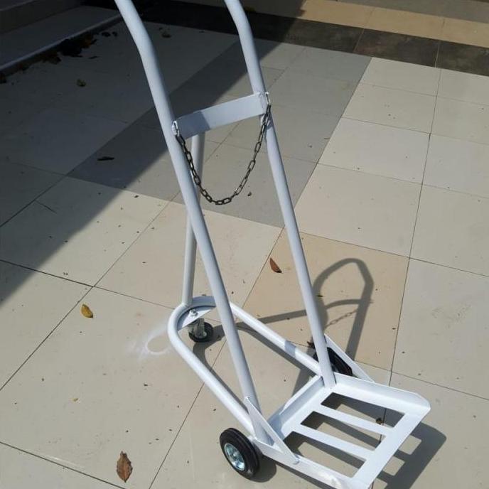 Troli Tabung-Troli Tabung Oksigen-Troli Tabung Besar 6 m3 Tanpa Tabung