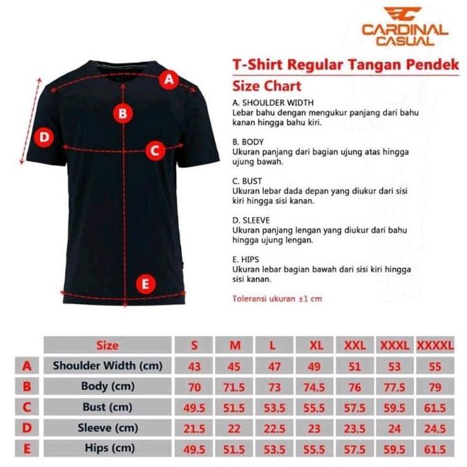 KAOS CARDINAL CASUAL WARNA PUTIH POLOS