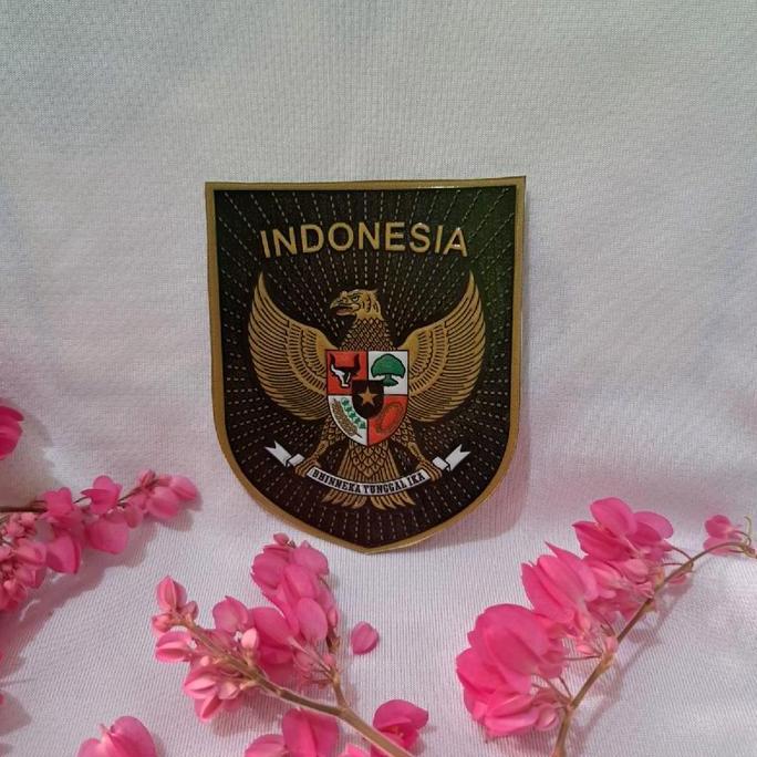 patch emlem logo timnas indonesia timbul