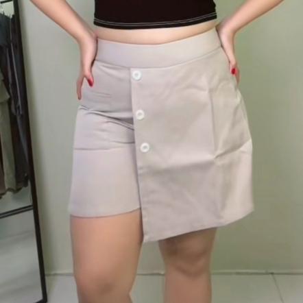 Rok Celana Jumbo-Celana Pendek Jumbo Wanita-Skirt Pants Korean Style