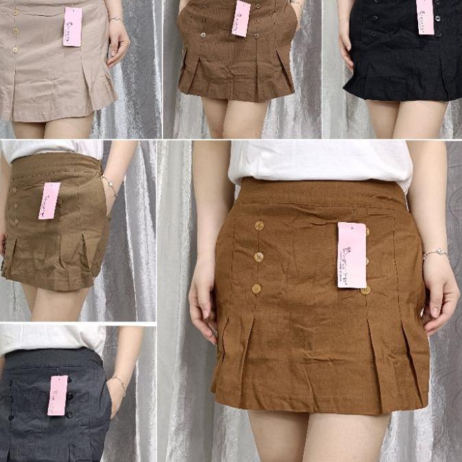Rok Celana Pendek Wanita Scort K6 Tebal Stretch Simple Me/Celana Rok Scort K6 Tebal Simple Me