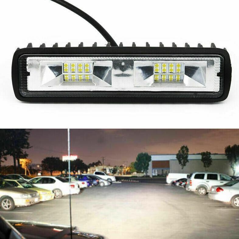 Premium 1Pc Lampu Tembak Sorot 12 Mata 50 Watt 6000K 12-24V Anti Panas Lampu Sorot Foglamp Motor Mob