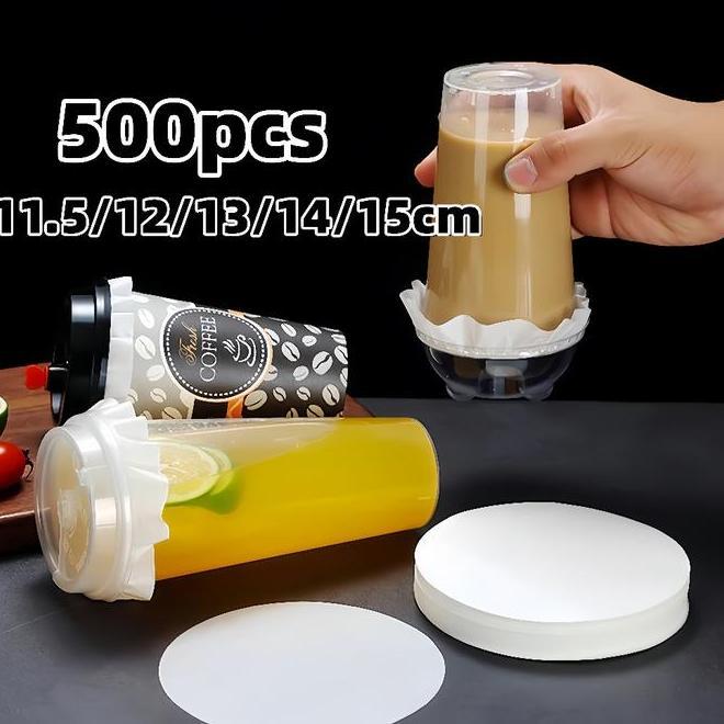 Pcs Leakproof R Kertas Tahan Bocor Cup Minuman Kertas Anti Bocor Bulat Gelas Cup Kopi Take Away Kert