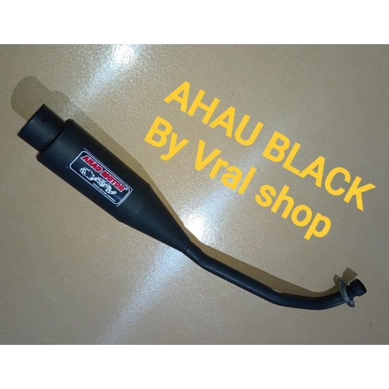 Premium Knalpot Motor Ahau Doff Matt/Hitam Dof Supra Grand Karisma Supra X 125 Jupiter Vega Z/Zr
