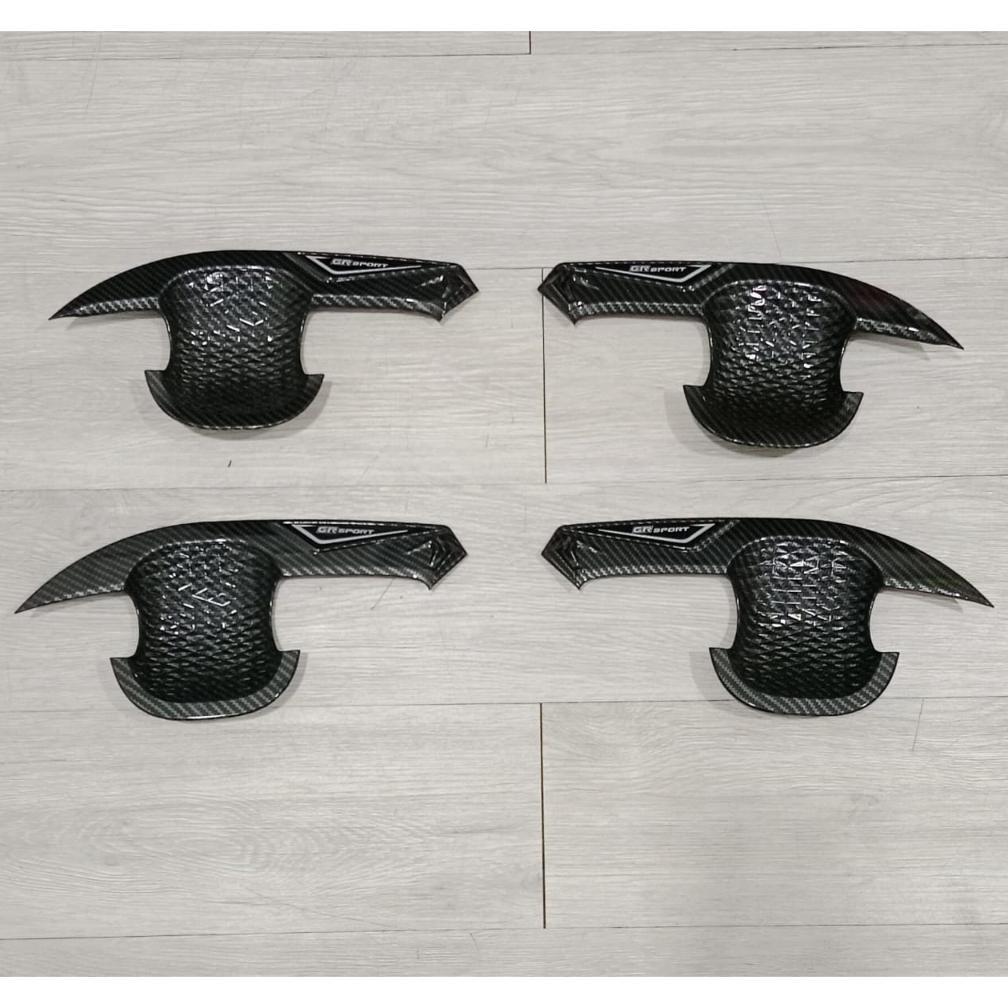 Promo  Paket Outer Handle Tank Cover Agya Ayla Gr Sport 2023 2024 2025 Carbon Hitam Doff Aksesoris V