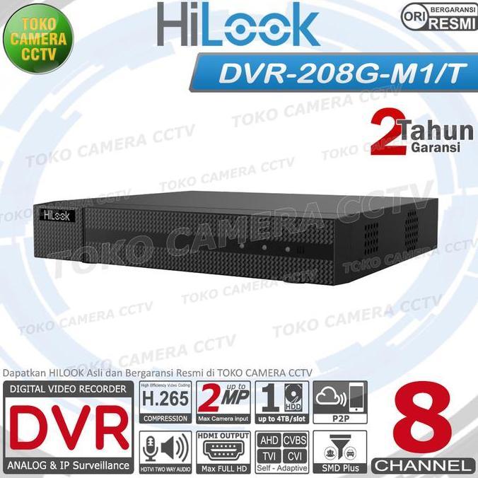 Lengkap,Cod,Bisa- Dvr Recorder Cctv Hilook 8 Channel Cctv Hilook 8Ch Mp