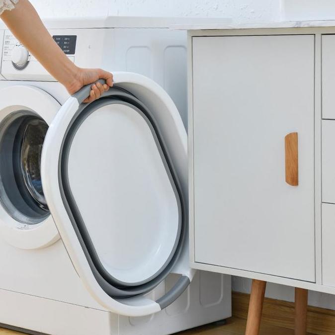 Seiketsu- Baskom Ember Lipat Laundry Kotak Besar Portable Serbaguna