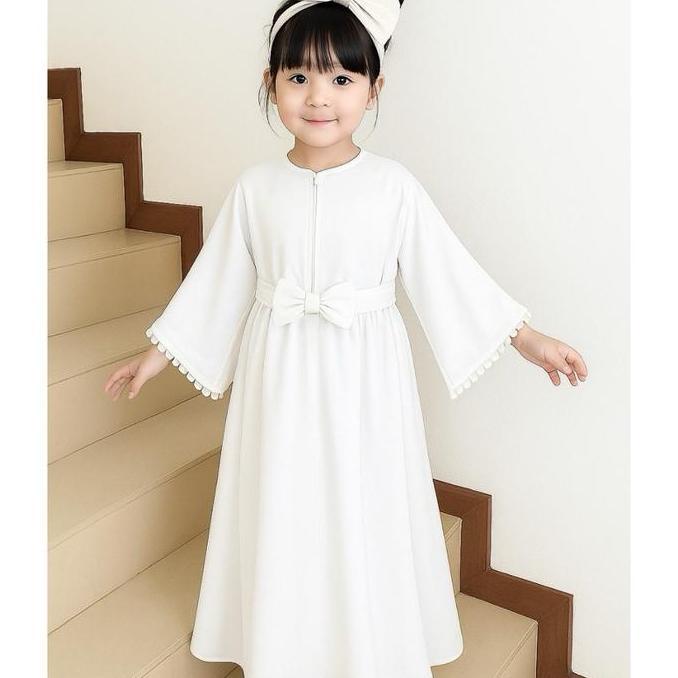 Okeajalah- Gamis Abaya Khalisa Anak Perempuan Usia 2-8 Tahun