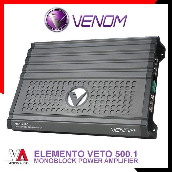 Power Amplifier Monoblock Audio Mobil VENOM ELEMENTO VETO .1 1CH