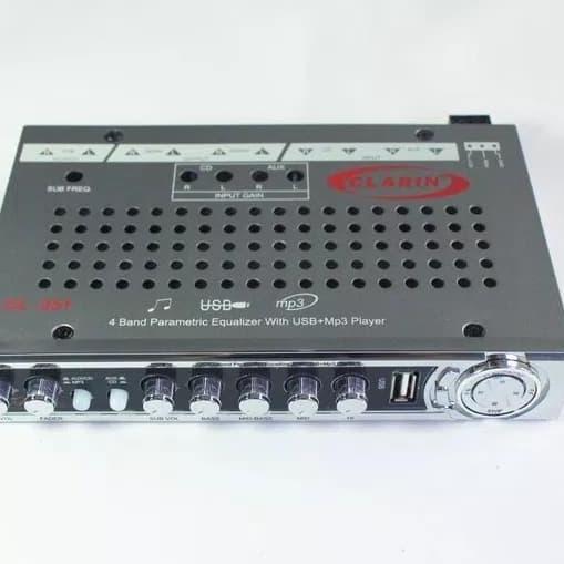 PRE AMP/PARAMETRIK CLARIN CL 351 EQUALIZER USB MP3