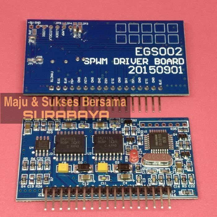 PURE SINE INVERTER DRIVER BOARD MODULE EGS002 EG8010 IR2110 IR2113 PC ORIGINAL DAN TERPERCAYA