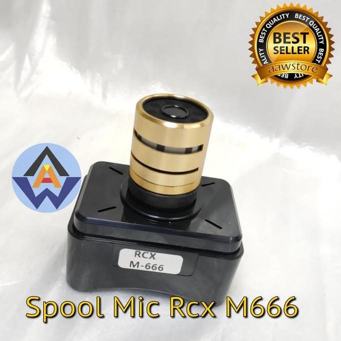 Spool Mic RCX M666 spul mik bagus sensitive Vocal Orinal sensitif vokal