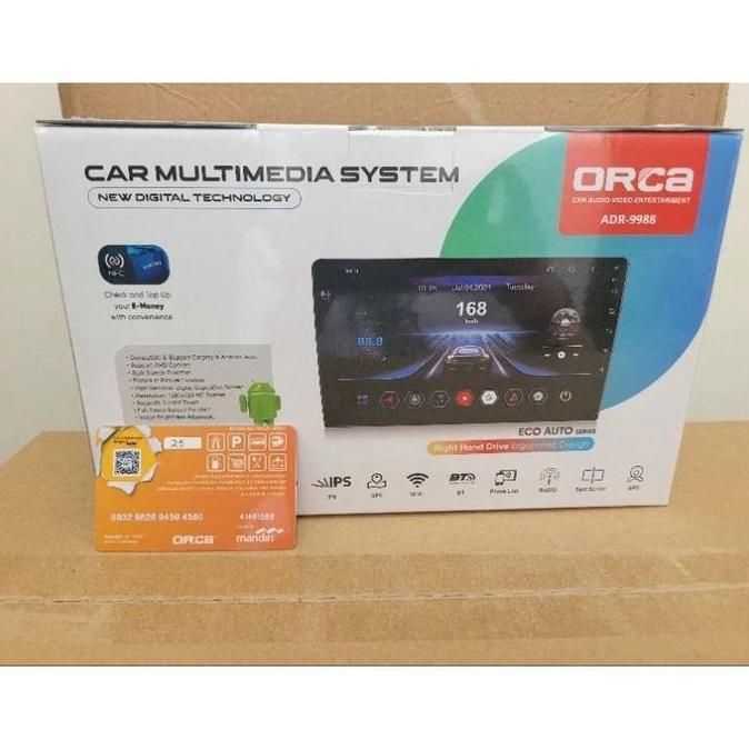 Head Unit Android 9 inch Orca 9988 Ram 2/16 GB Universal