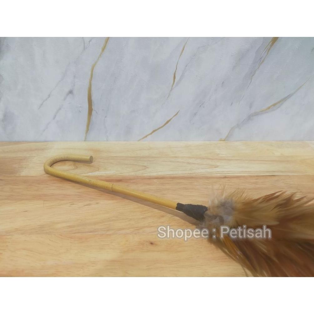 bestpromo kemoceng bulu ayam mini premium import size xs / bulu ayam pembersih debu / feather duster