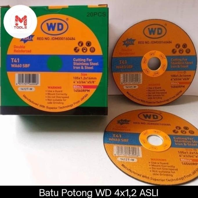 Batu Potong WD 4x1,2 (harga per dus 600 pcs) - WD Batu Gurinda Potong