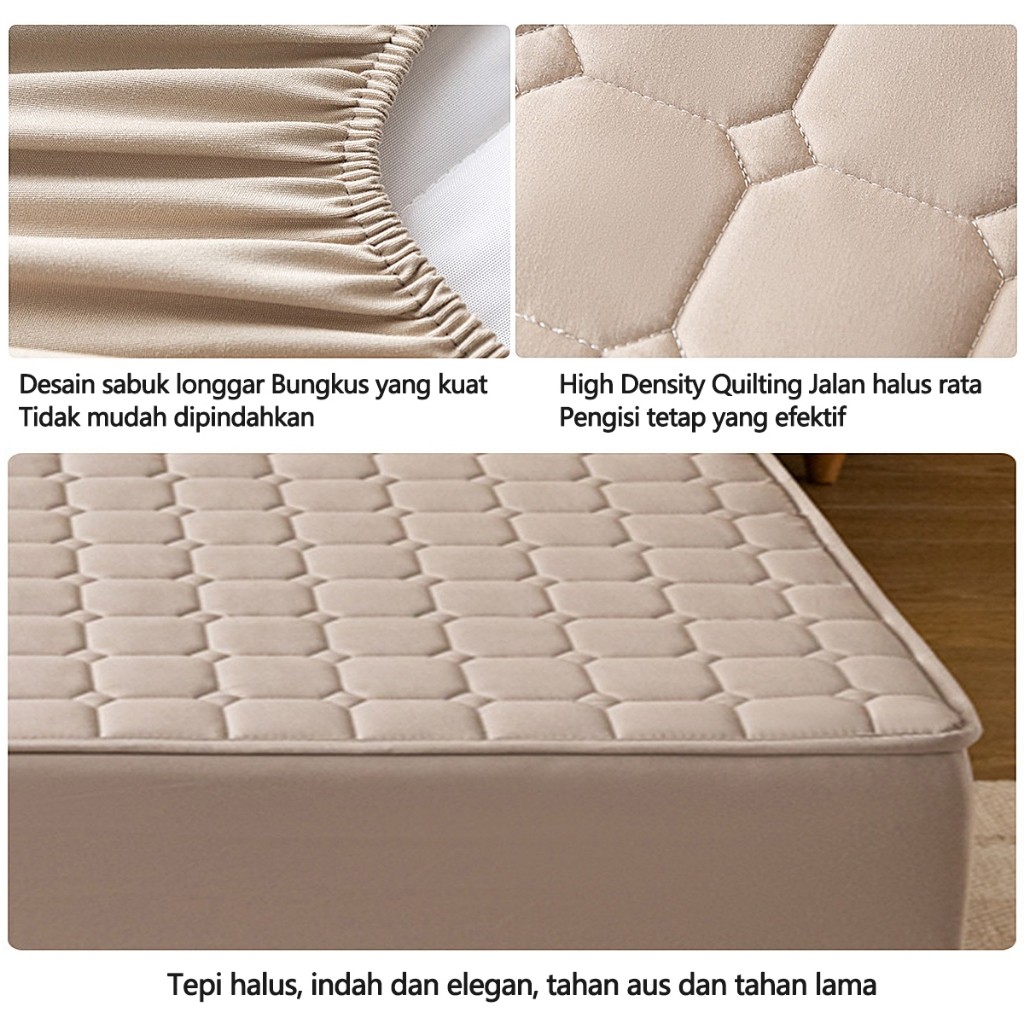 Matras Protector Waterproof 200Cm/Anti Ompol Anti Tahan Air Pelindung Kasur/Matras Protector Kasur A