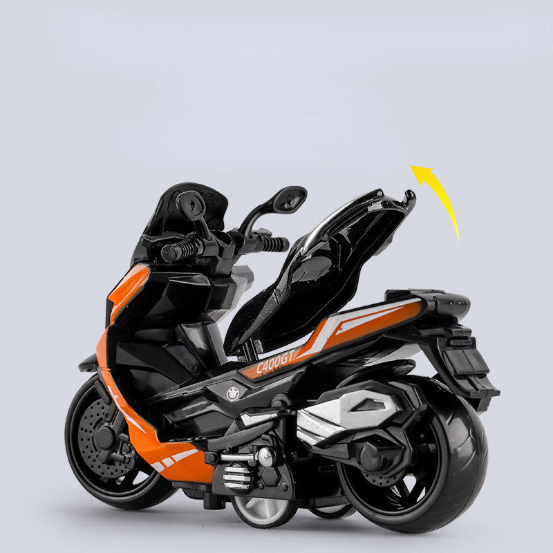Berma Baby Diecast Motor Nmax Miniatur Vespa Motorcycle Klasik Jadul Unik Motor Mainan Anak