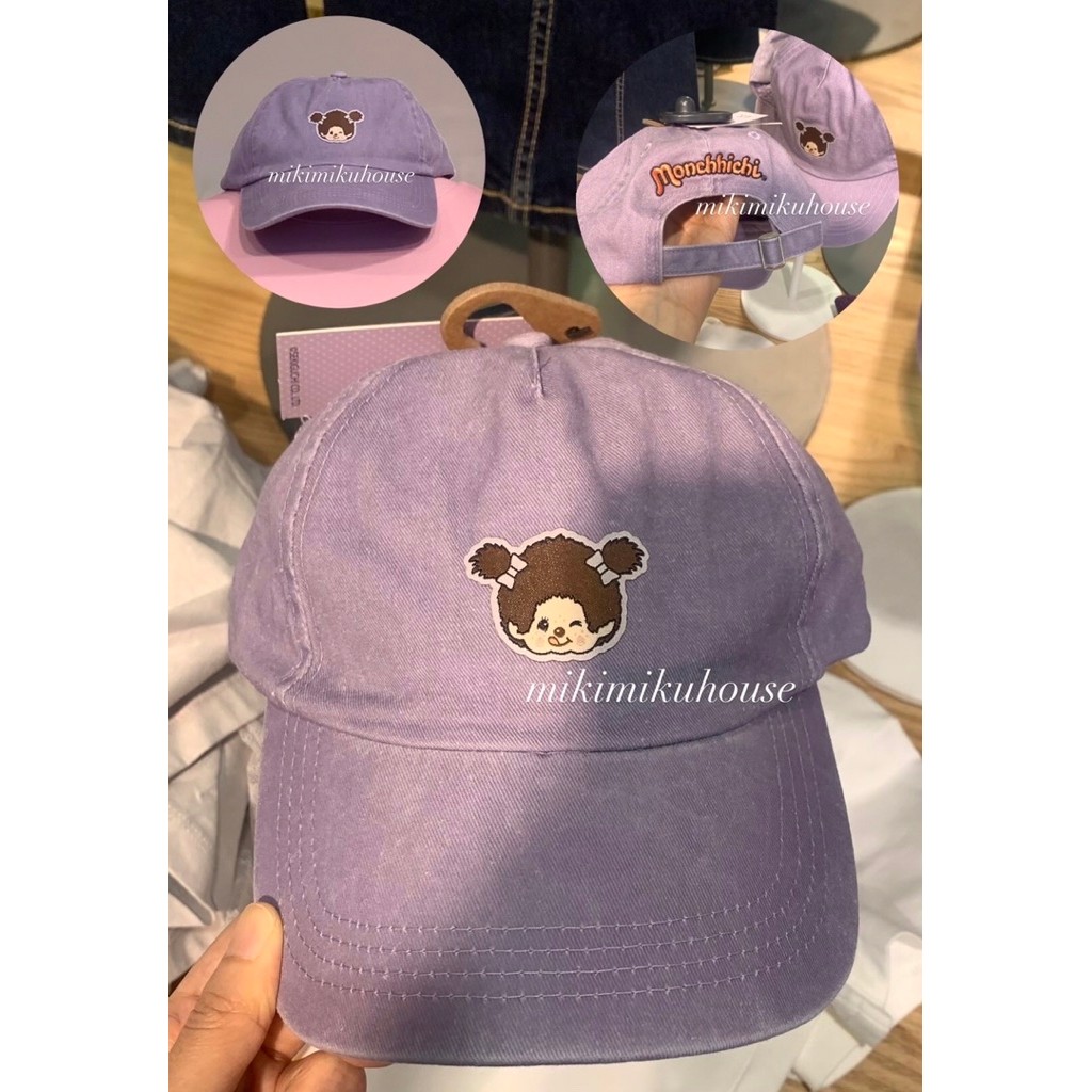 COTTON ON x MONCHHICHI TOPI BALL CAP UNISEX COTTONON BALLCAP MONCHICHI READY STOCK MERCH MONCHHICHI 