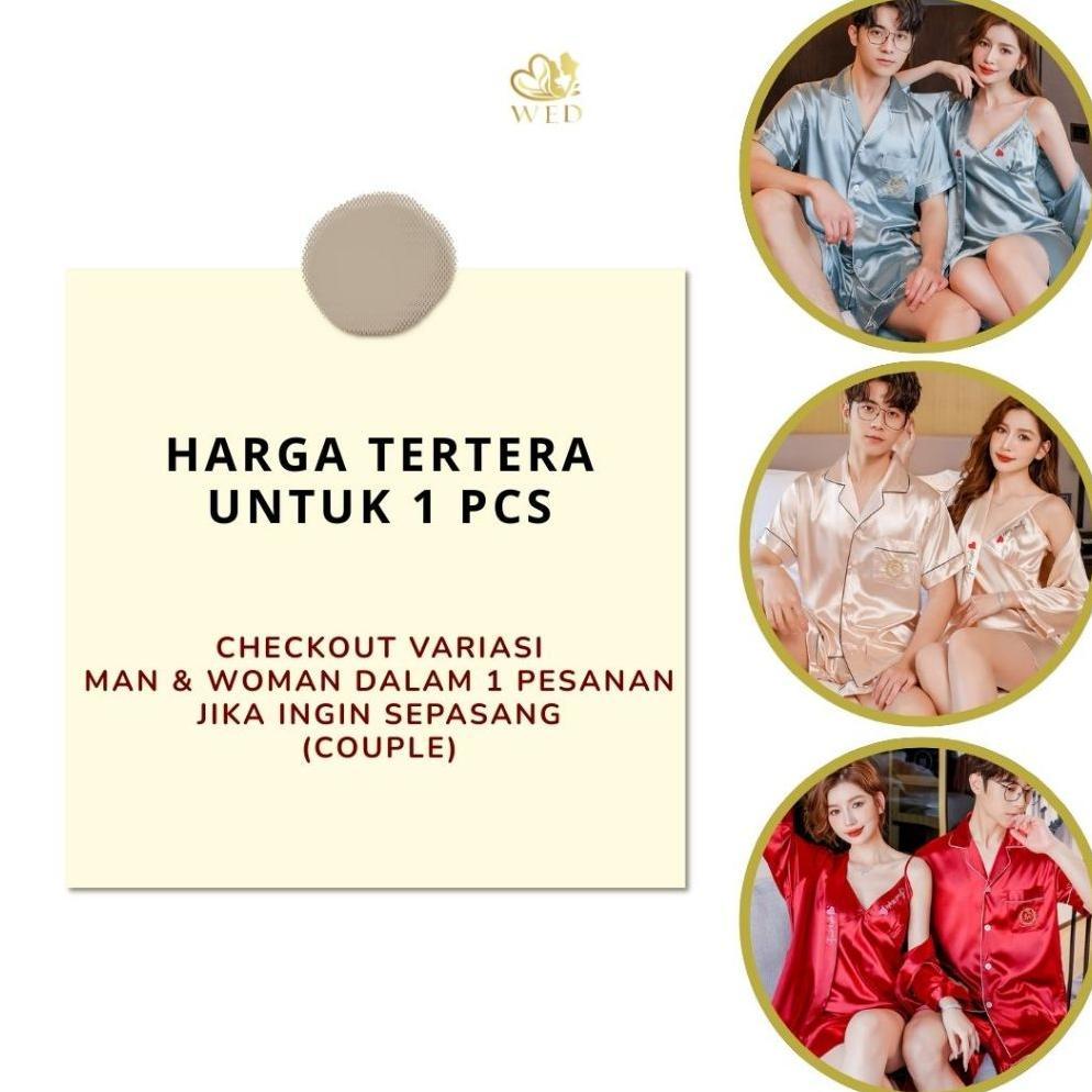 hot sale wed kimono baju tidur piyama couple pria dan wanita / piyama pengantin wedding baju tidur s