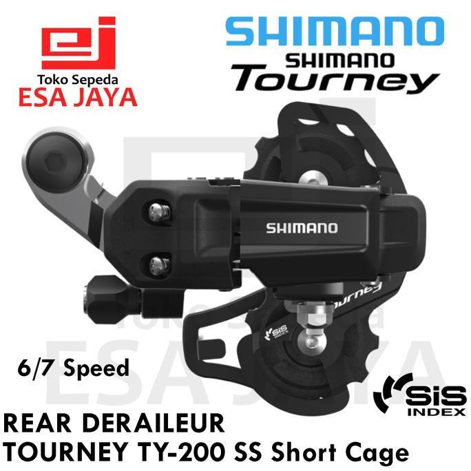 RD Shimano Tourney TY200 SS Short Cage TY-200 6/7 Speed Rear Deraileur
