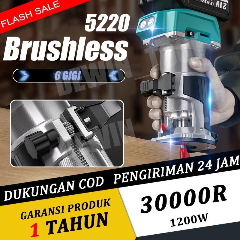 Mesin Profil Kayu Cordless 30000Rpm Mesin Router Kayu 1000W Mesin Profil Router Trimmer Kayu