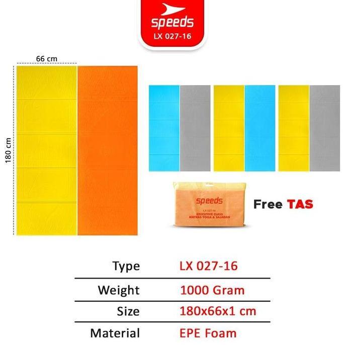AMDOXTE [Produk Spesial] Speeds Matras Bayi Sajadah Lipat Tebal 10mm Olahraga Yoga Baby Tebal Karpet