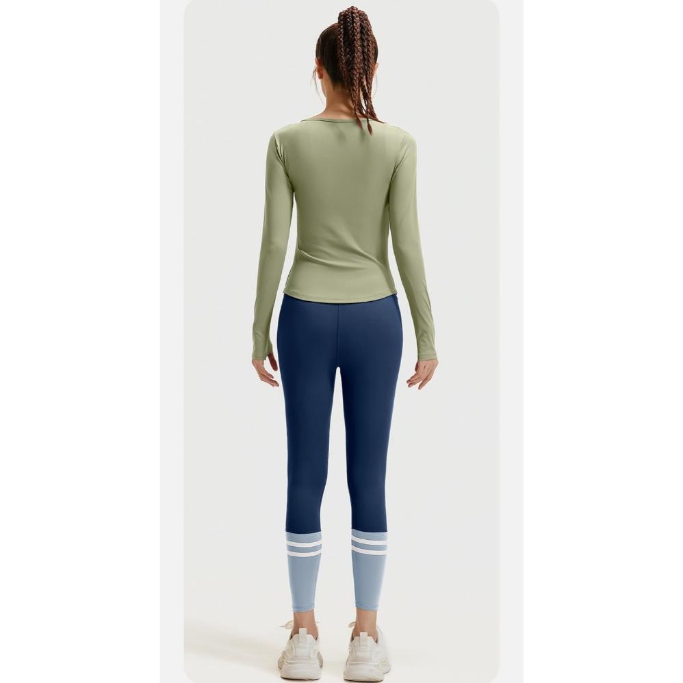 BIG SALE SETELAN OLAHRAGA 2 IN 1 PAKAIAN OLAHRAGA WANITA SET / ATASAN LENGAN PANJANG CELANA LEGGING 