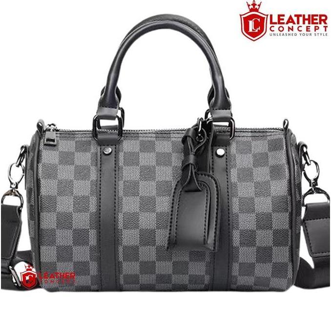 Younew- Leather Concept Legion Monochrome Tas Selempang Pria Kulit Tas Kulit Pria Tas Pria Legion Mo