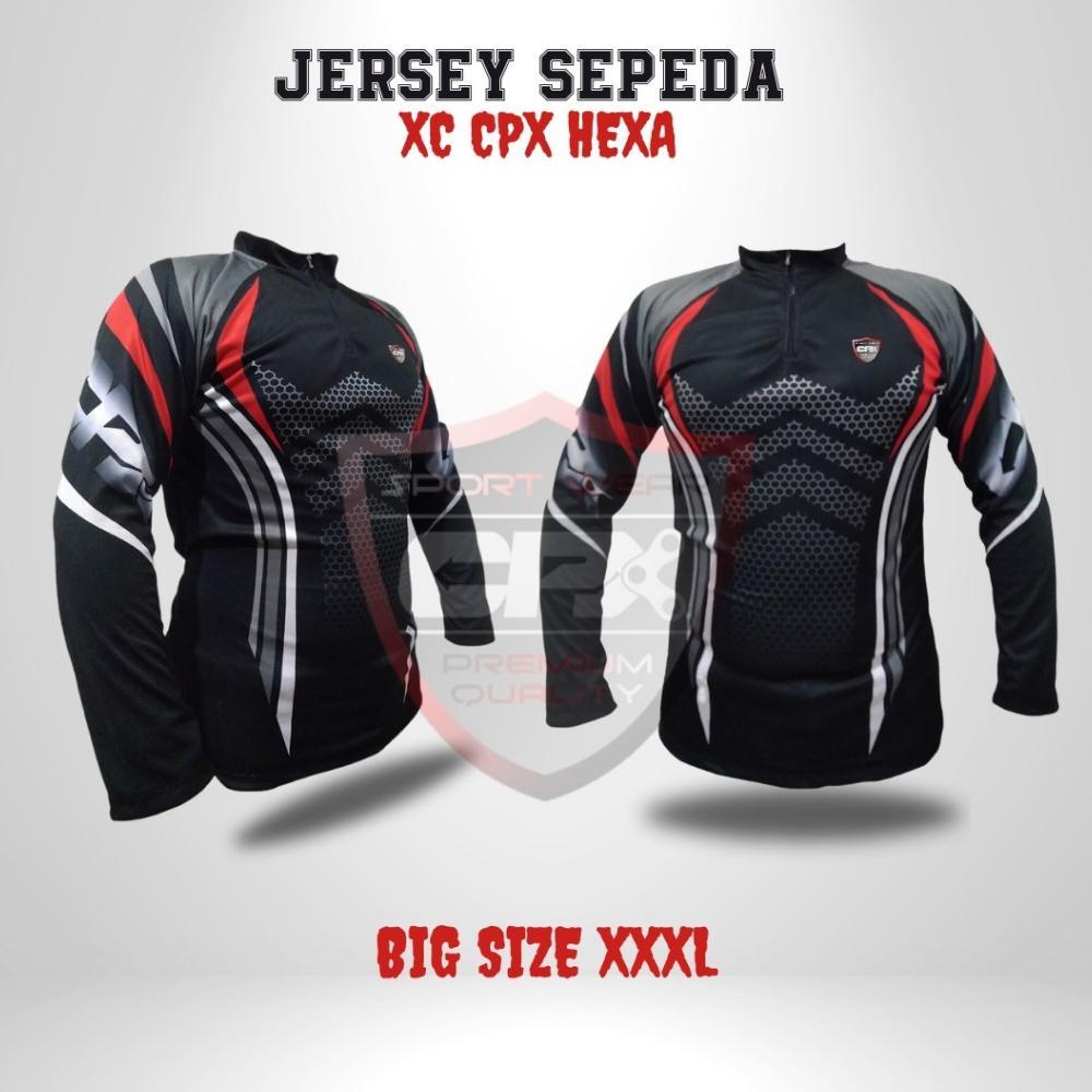 hot product cpx jersey baju sepeda downhill big size xxxl mtb gowes pria wanita terlaris