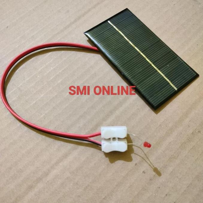 Wetungguljawa - modul solar cell panel surya mini 5v 1w 200ma Alat Anak Kabel Lampu Mainan Hp Power