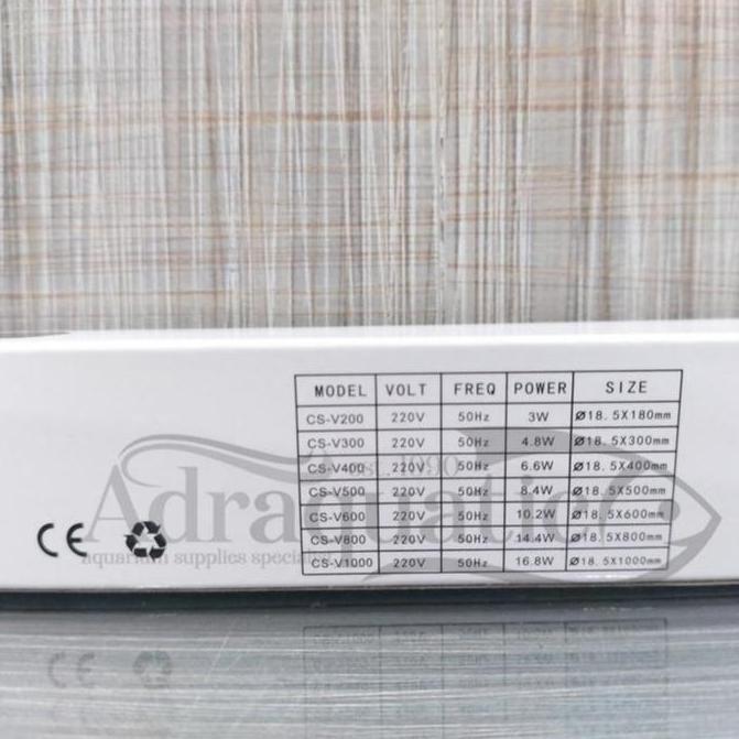 Fisch- Cosmo Csv-1000 100Cm Led Aquarium Light Lampu Celup Aquascape Cs-V1000