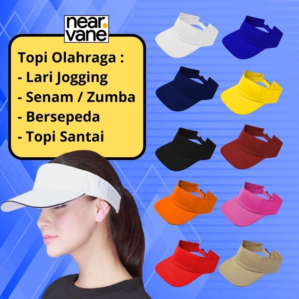 Big Promo Topi Golf Zumba Sepeda Olah Raga Senam Pantai Olahraga Korea Summer Tenis Bolong Tennis Ou
