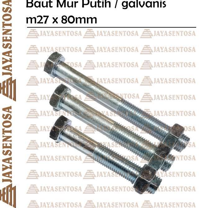 MUR BAUT 27 X 80 / BMP M27 X 80 GALVANIS / BMP M27 X 80 BEST QUALITY