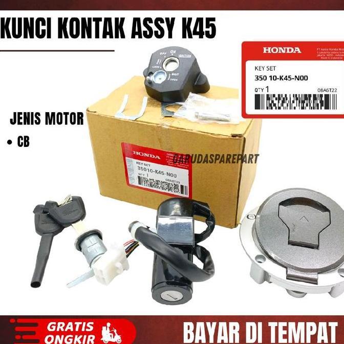 Kunci Kontak Set K45 Keyset Original Honda Cbr150R New Cbr 150R Led Kunci Motor 1 Set Key Set Konci 