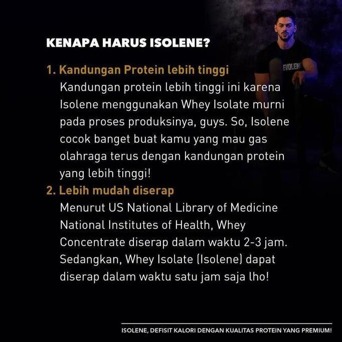 Erganzen- Evolene Isolene 50 Sachet Susu Whey Isolate Protein