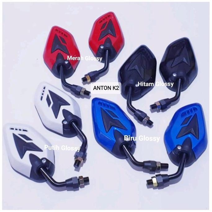 Kaca Spion Pendek Variasi Aksesoris Motor Beat Karbu/Beat Fi/Beat Esp Iss/Beat New Deluxe/Beat Stree