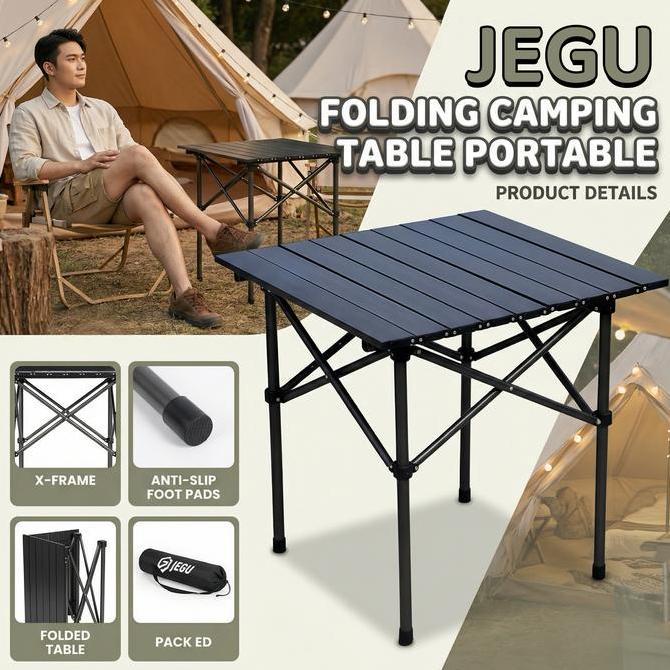 415395120Cm Meja Camping Lipat Outdoor Kursi Lipat Camping Portable Meja Lipat Besar