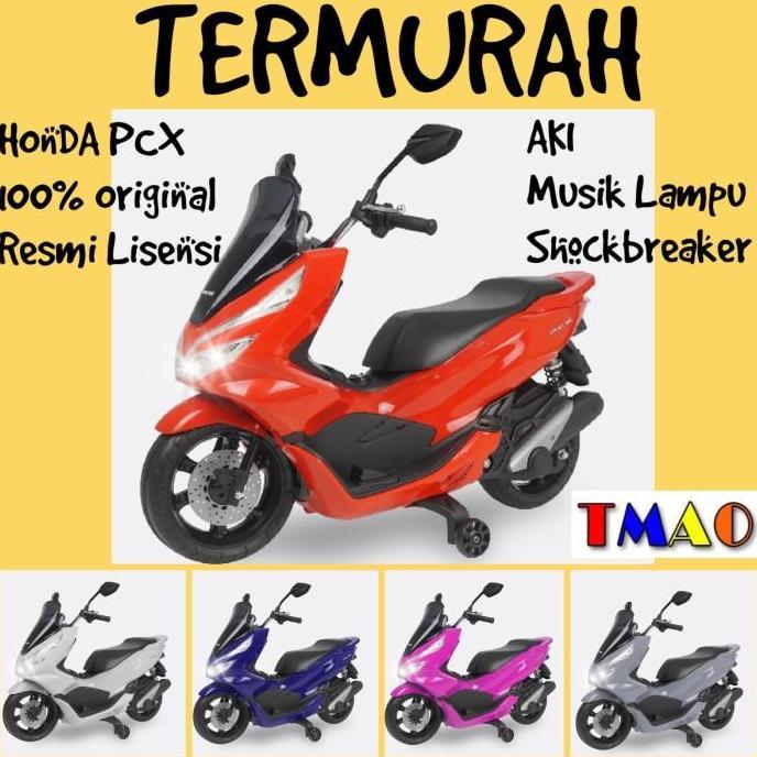 Promo Motor Aki Anak Honda Pmb Pcx 988 M988 Motor Mainan Anak Murah Cod