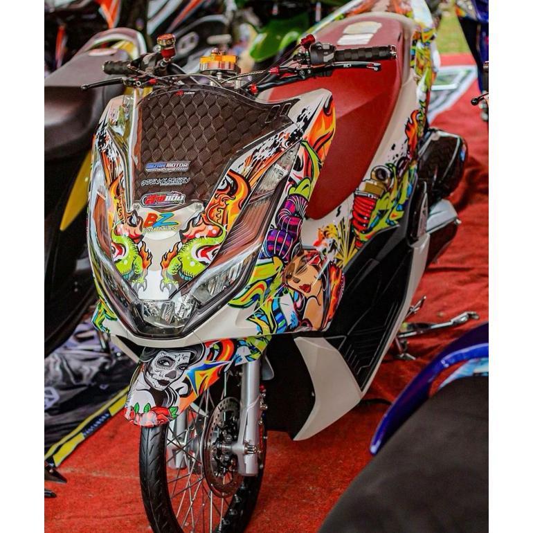 visor pcx160 - visor pcx160 jenong - visor pcx160 bening - visor pcx160 hitam (TEBAL 3MM)