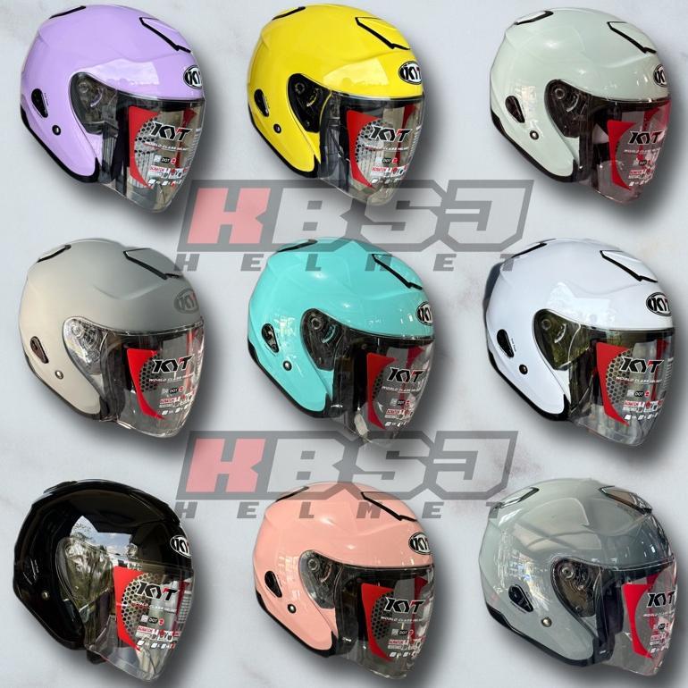Helm Kyt Kyoto Putih Sukro Full Face Terlaris